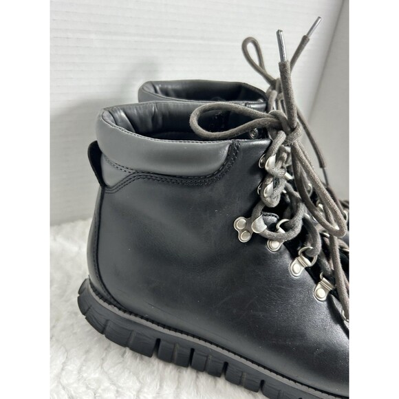 Cole Haan Boots Mens Size 12 Black ZEROGRAND Leather Lace Up Combat Ankle Hiker main image 12
